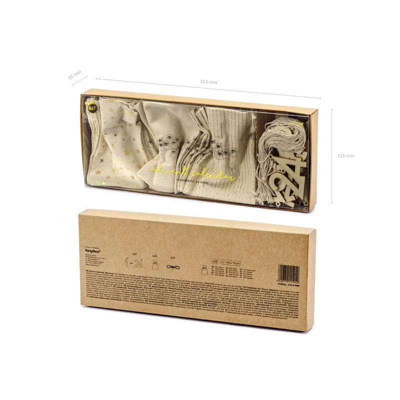 Geschenkbeutel Adventskalender (72 Stk.)