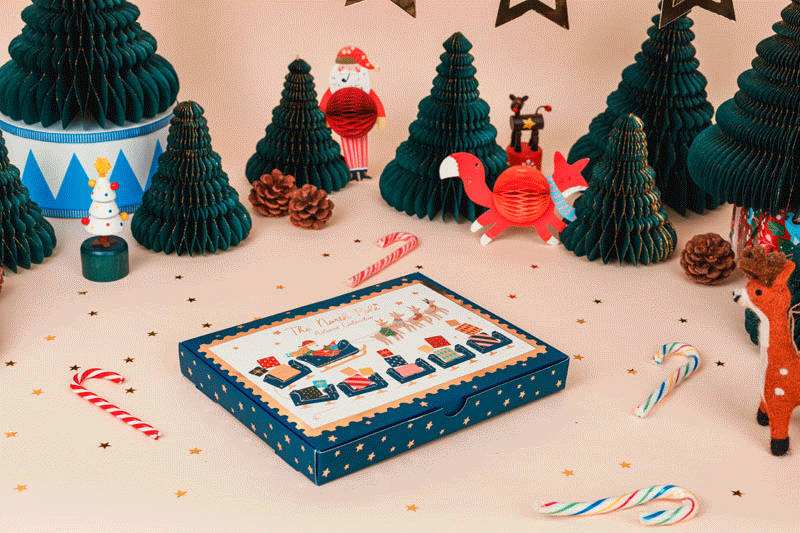 Geschenkbox Weihnachtsmannkutsche (39 Stk.)