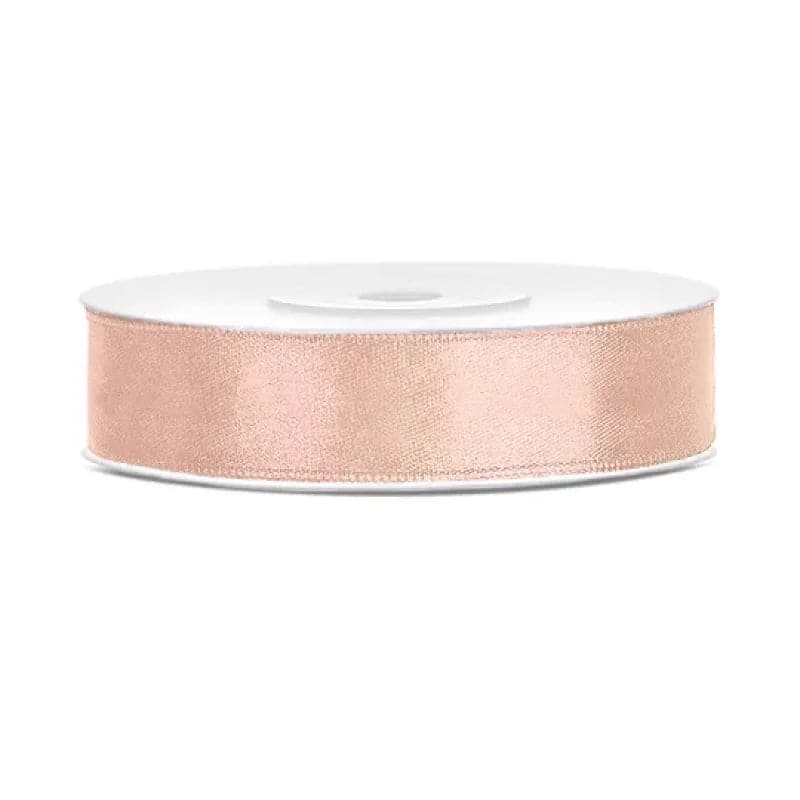 Satinband hellpfirsich 12mm/25m