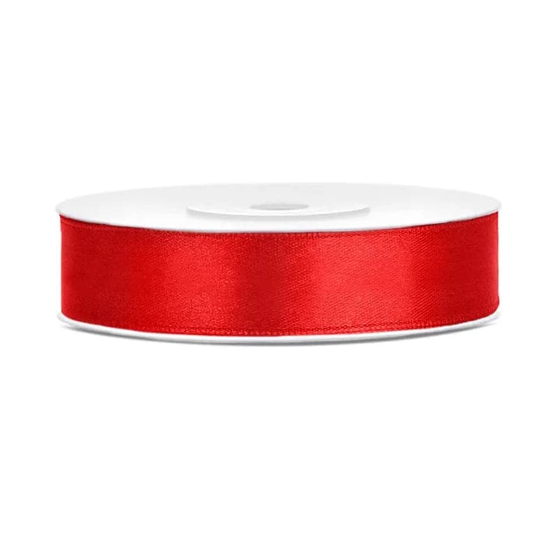 Satinband rot 12mm/25m