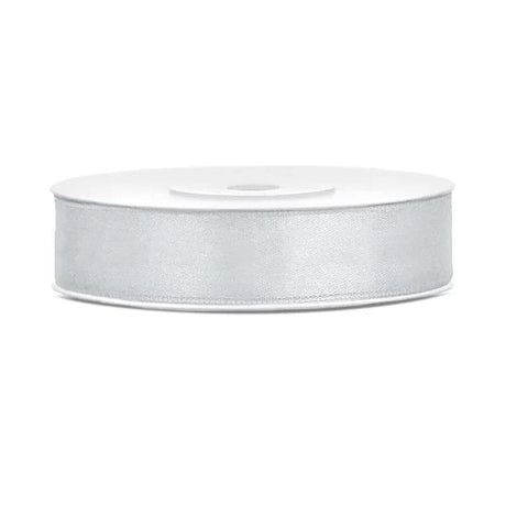 Satinband silber 12mm/25m