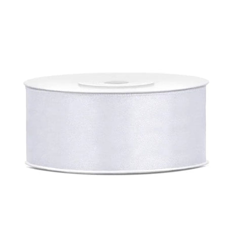 Satinband weiß 25mm/25m