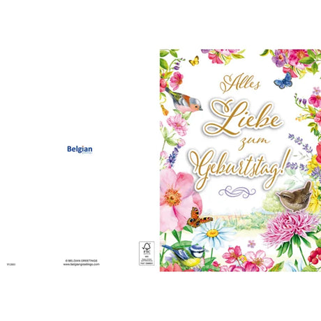 Maxikarte A4 Format - Alles liebe zum Geburtstag