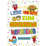 Maxikarte A4 Format - Herzlichen Glückwunsch