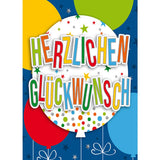 Maxikarte A4 Format - Herzlichen Glückwunsch