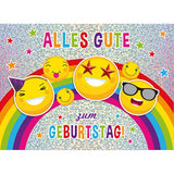 Maxikarte A4 Format - Smiley