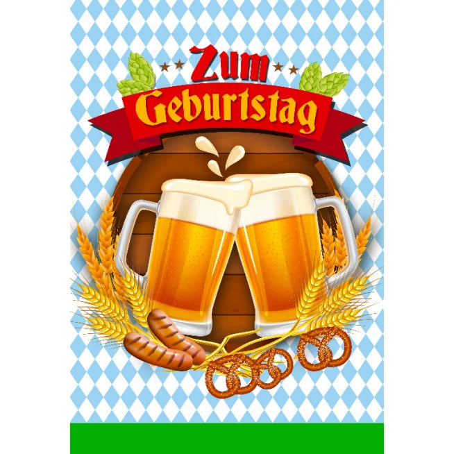 Musikkarte ’’Bierkrug’’ - A4 Format mit Couvert