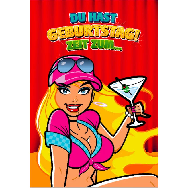 Musikkarte ’’Du hast Geburtstag’’ - A4 Format mit Couvert