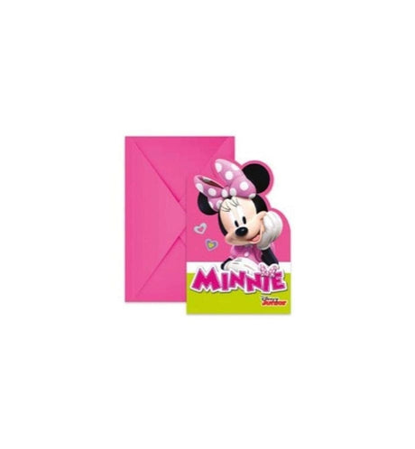 Disney Minnie Einladungskarte, 6er Pack