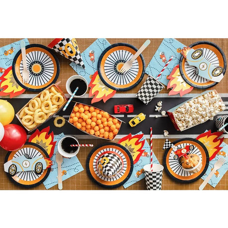 Cake Topper Auto 12cm Pastell Mix (4 Stk.)