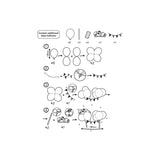 Cake Topper Auto 29cm Pastell Mix