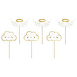 Cake Topper Engel 12,5cm Pastell Mix (6 Stk.)