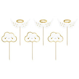 Cake Topper Engel 12,5cm Pastell Mix (6 Stk.)