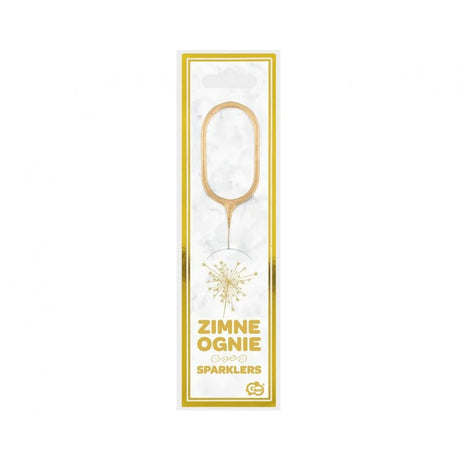 Geburtstagskerzen Sparkler ’’0’’ 7cm gold (1 Stk.)