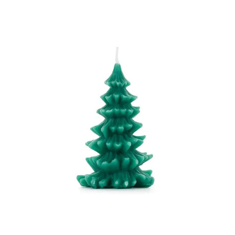 Kerzen Weihnachten Tannenbaum 10cm grün (1 Stk.)