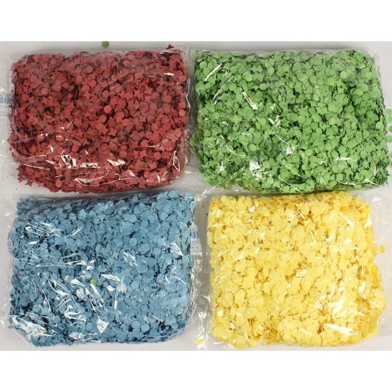 KONFETTI 100 GR 4 FARBEN SORT.