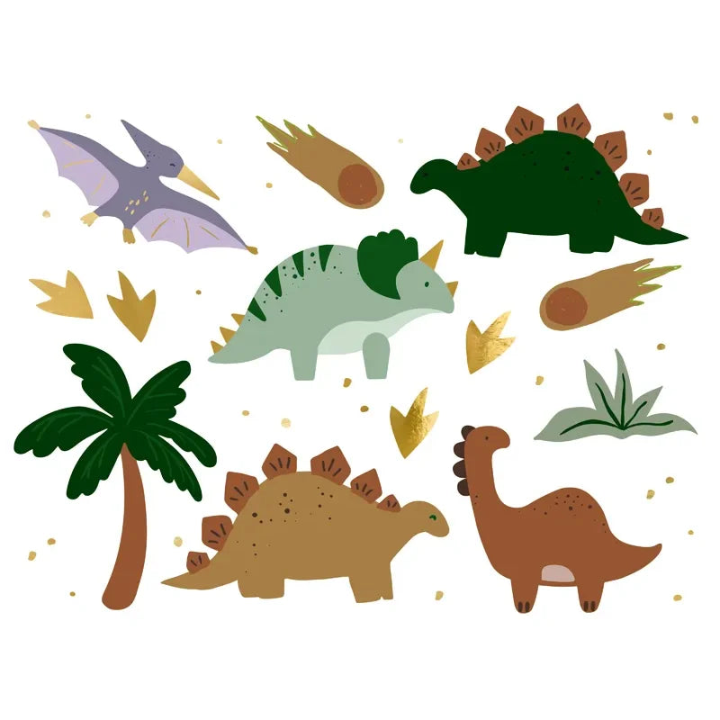 Abwaschbare Tattoos Dinosaurier Mix (13 Stk.)