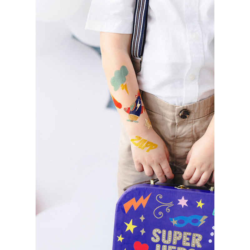 Abwaschbare Tattoos Flugzeuge Mix (11 Stk.)