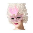Maske Maskenball 20cm x 10cm pink (1 Stk.)