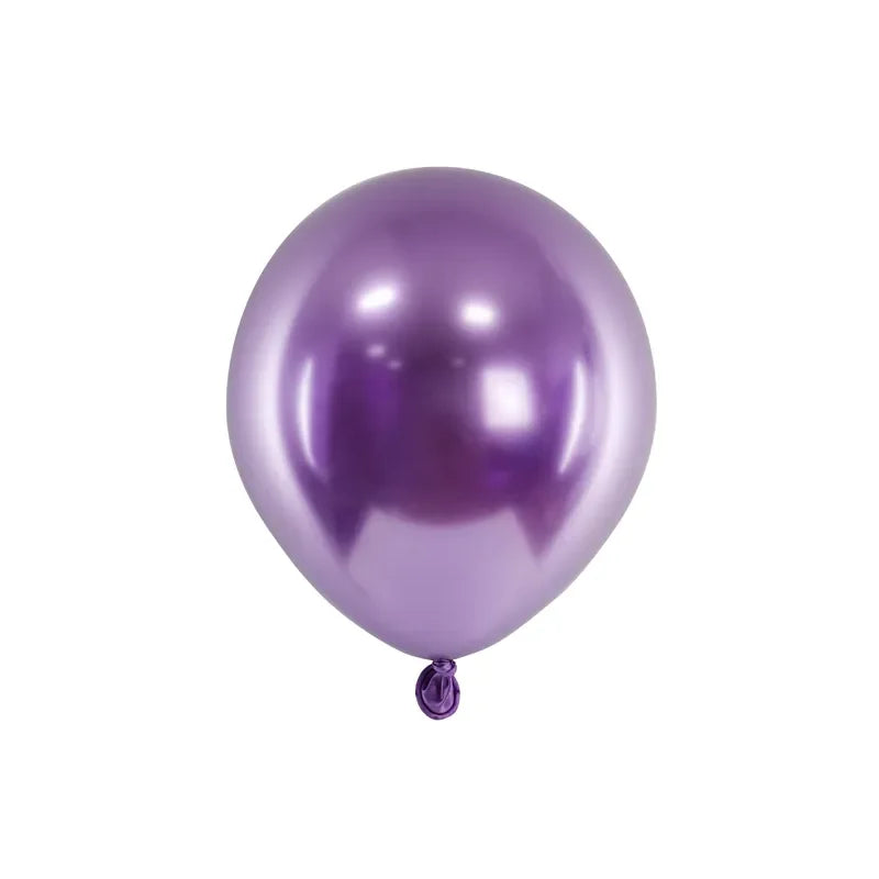 Ballone 12cm Glossy Violett (50 Stk.)