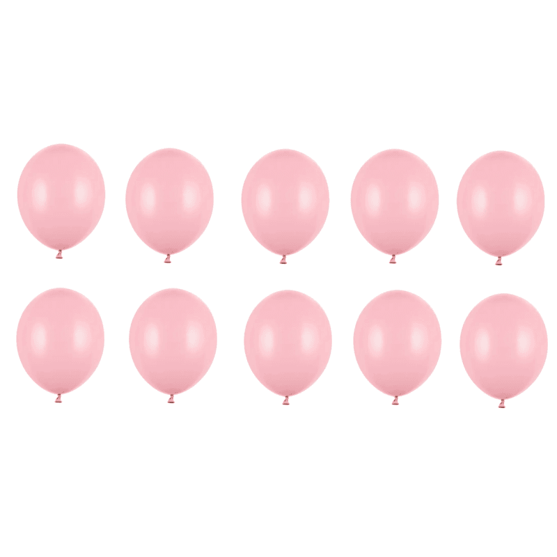 Ballone 27cm, Pastel Baby Pink (10 Stk.)