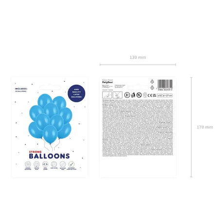 Ballone 27cm Pastel Corn. Blue (10 Stk.)