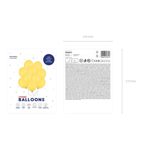Ballone 27cm Pastel Honiggelb (10 Stk.)