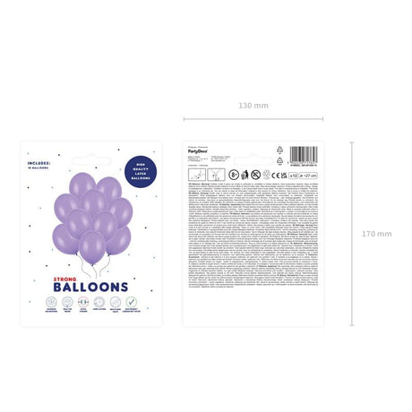 Ballone 27cm Pastel Lavender Blue (10 Stk.)