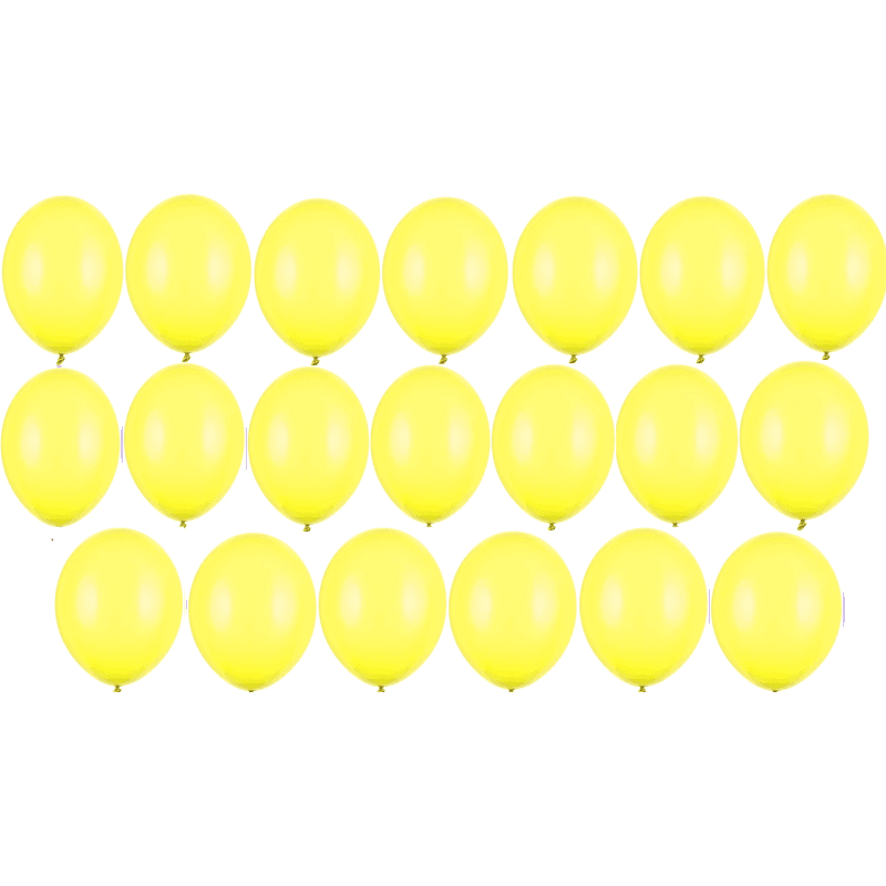 Ballone 27cm Pastel Lemon (10 Stk.)