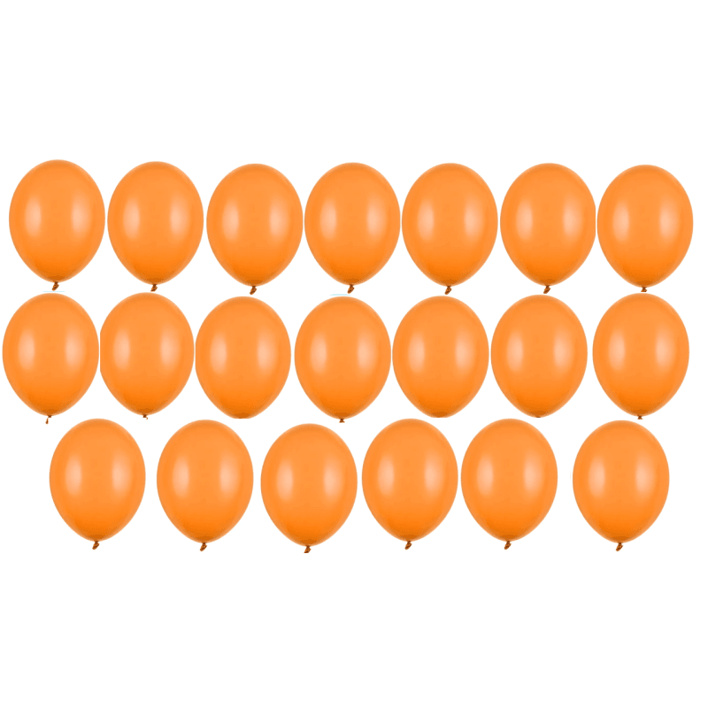 Ballone 27cm Pastel Mand. Orange (10 Stk.)