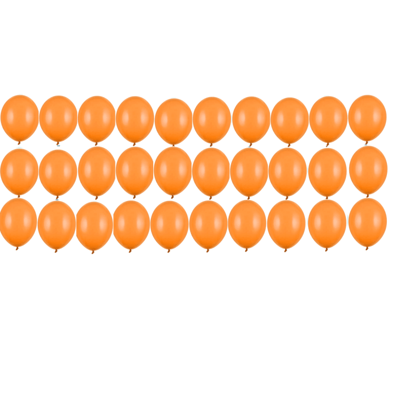Ballone 27cm Pastel Mand. Orange (10 Stk.)