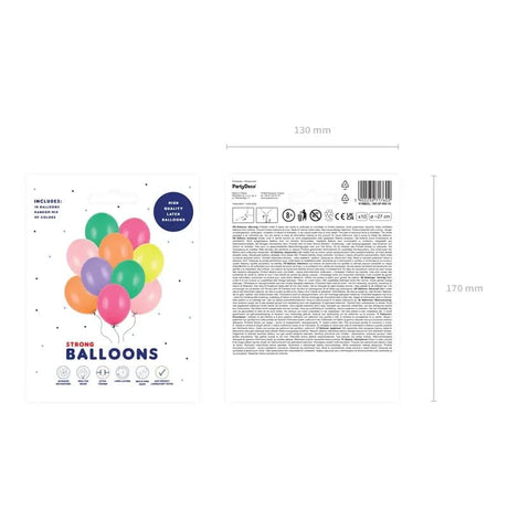 Ballone 27cm Pastel Mix (10stk.)