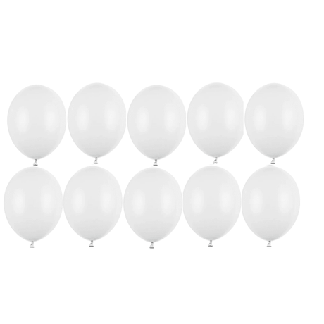 Ballone 27cm Pastel Pure White (10 Stk.)