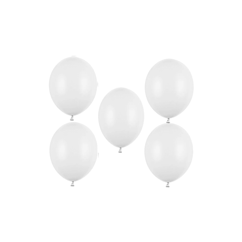 Ballone 27cm Pastel Pure White (10 Stk.)