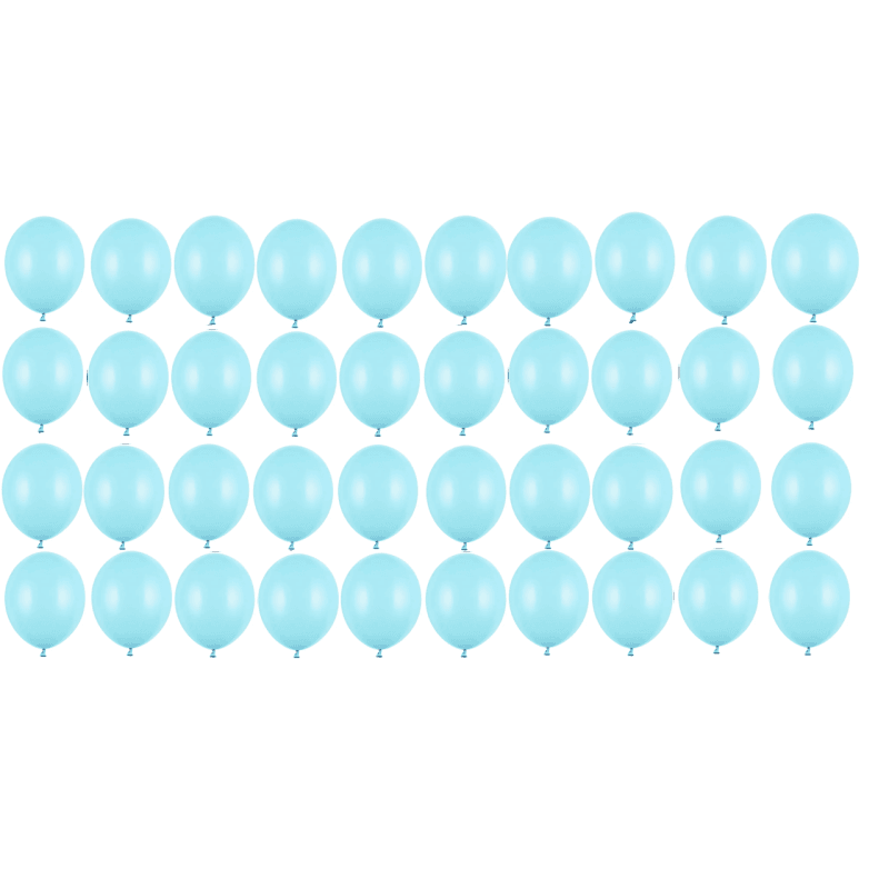 Ballone 30cm, Pastel Light Blue (10 Stk.)
