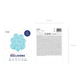 Ballone 30cm Pastel Light Blue (10 Stk.)
