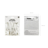 Ballone 33cm Link Pastell Weiss (20 Stk.)