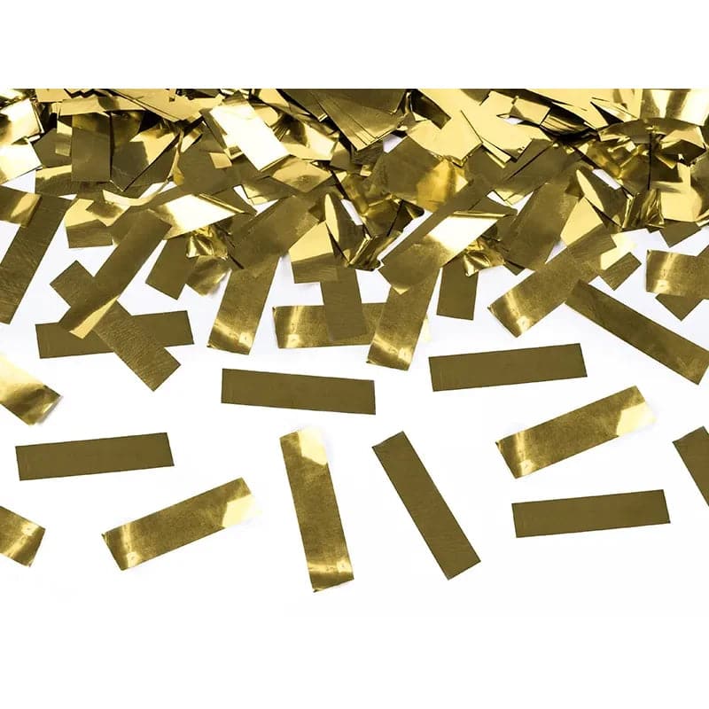 Konfettikanone gold-metallic 40cm