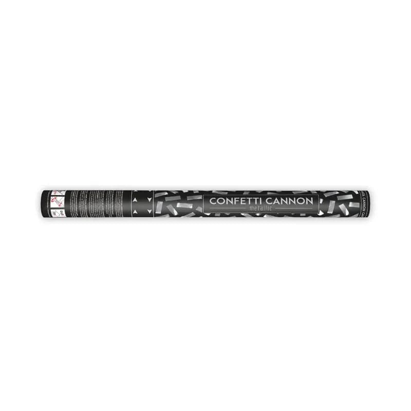 Konfettikanone silber-metallic 60cm