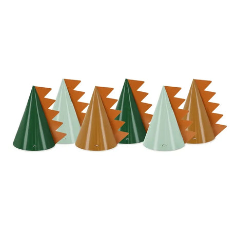 Party Hut Dinosaurier 14cm Metallic Mix (6 Stk.)