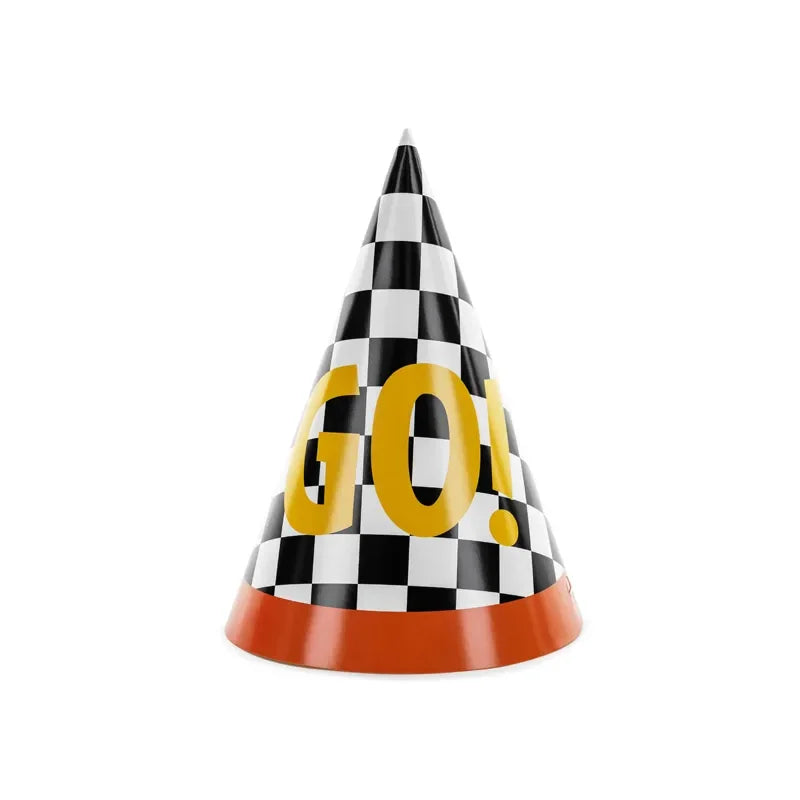 Party Hut Go 16cm Metallic Mix (6 Stk.)