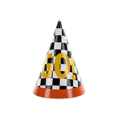 Party Hut Go 16cm Metallic Mix (6 Stk.)