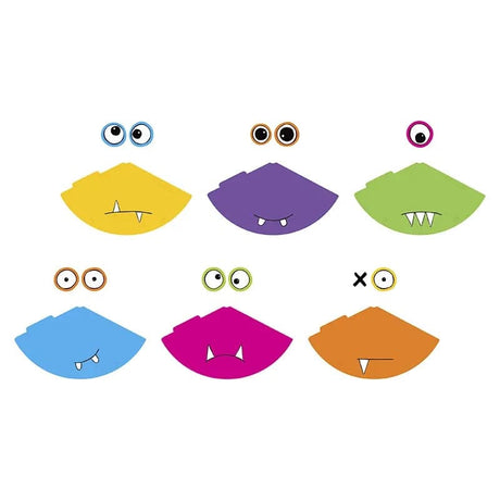 Party Hut Monster 16cm Metallic Mix (6 Stk.)