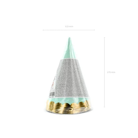 Party Hut Yummy 16cm Metallic Mix (6 Stk.)