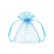 Organzabeutel hellblau 10cm (10 Stk.)