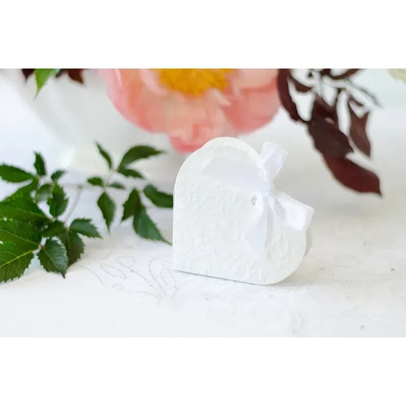 Schachteln Herz Weiss 10cm x 9cm x 3cm (10 Stk.)
