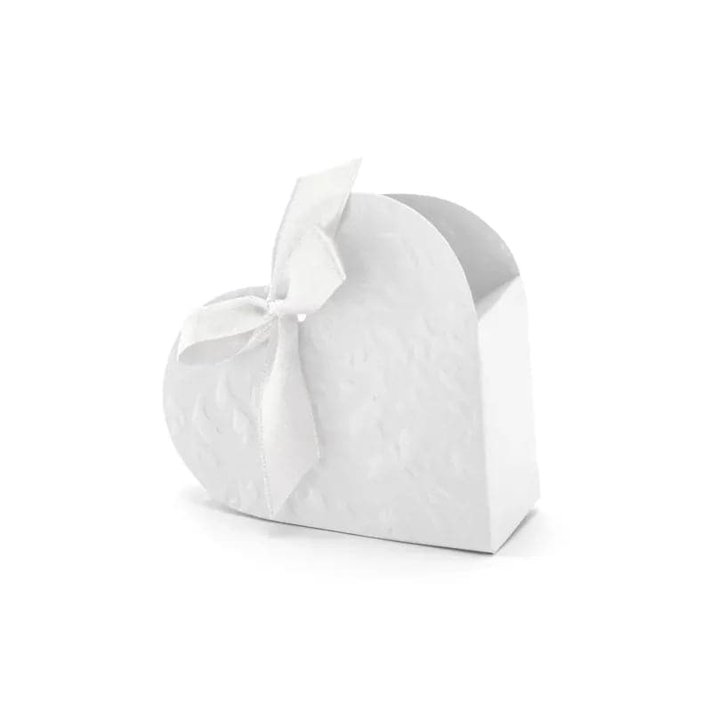 Schachteln Herz Weiss 10cm x 9cm x 3cm (10 Stk.)