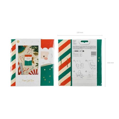 Geschenkbox Weihnachtsmann 6cm x 22,5cm x 15cm