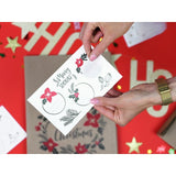 Geschenktasche Merry little Christmas 25cm x 11cm x 27cm (3