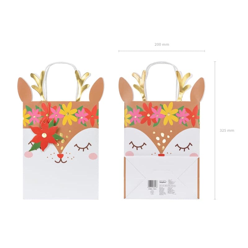 Geschenktasche Reh 20.5cm x 30cm x 10.5cm